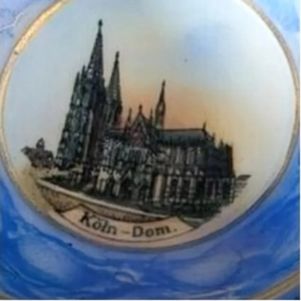Plankenhammer Floss Bavaria Demitasse and Saucer | Vintage Porcelain Germany